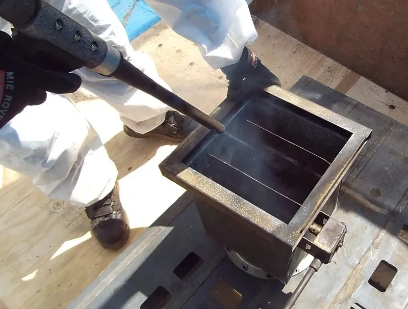 ダクト洗浄の様子